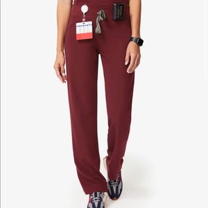 Maroon Figs Scrub top and basic bottoms